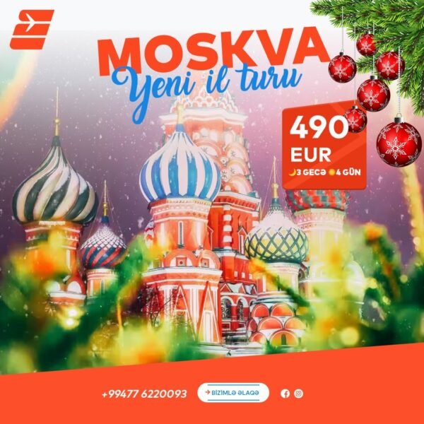 YENİ İL  Moskvada