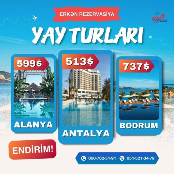Alanya, Antalya , Bodrum turları