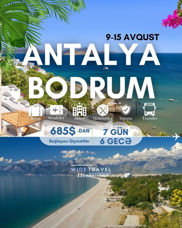Antalya - Bodrum turları