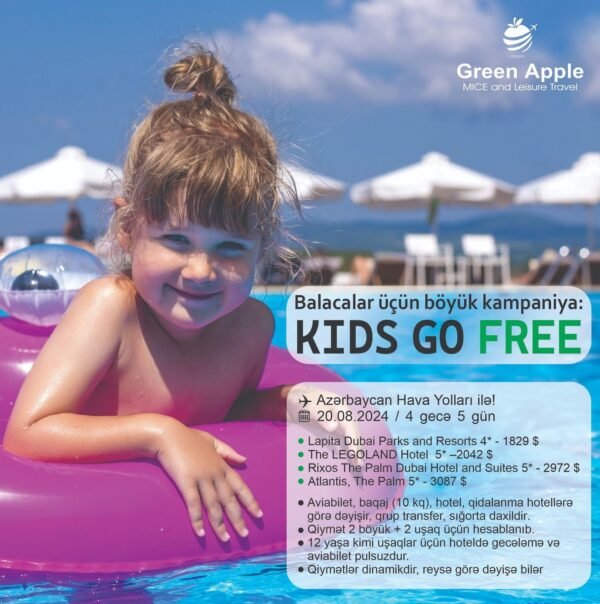 *DUBAI-KIDS FREE* kampanıyası