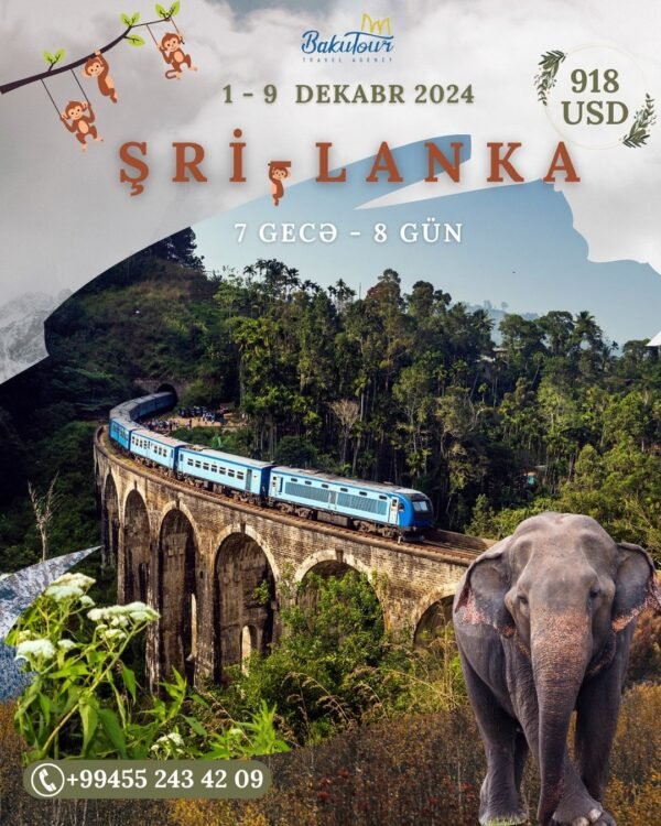 Şri-Lanka sizi gözləyir!